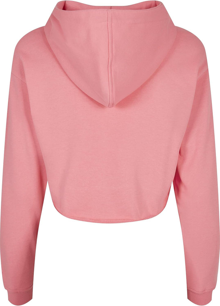 Starter Black Label Damen Kapuzenpullover Ladies Starter Cropped Hoody, Farbe pinkgrapefruit, Grösse