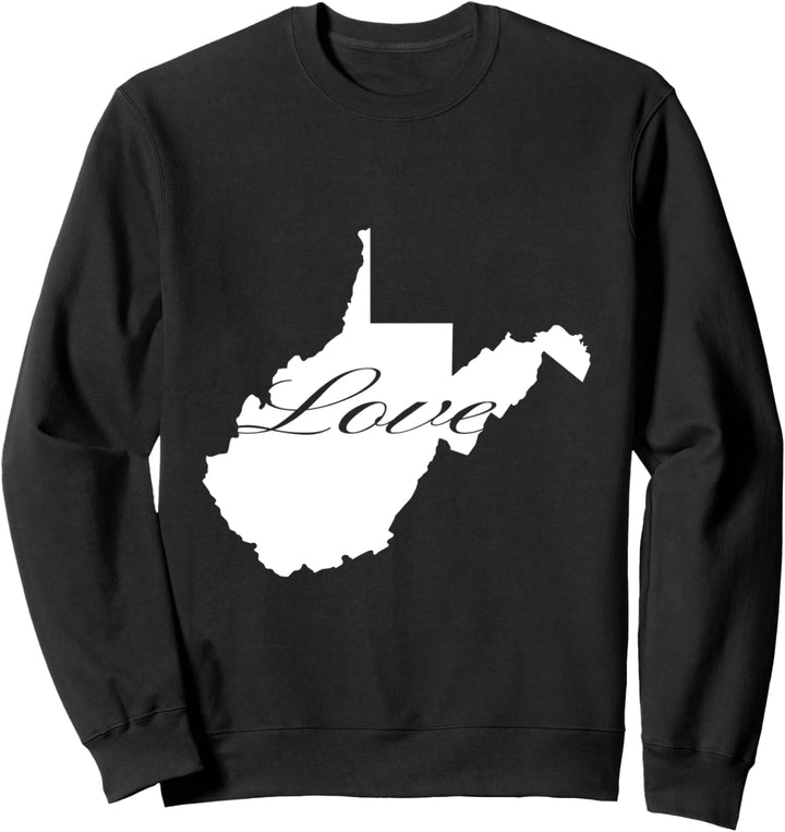 West Virginia Cursive Love State Sweatshirt