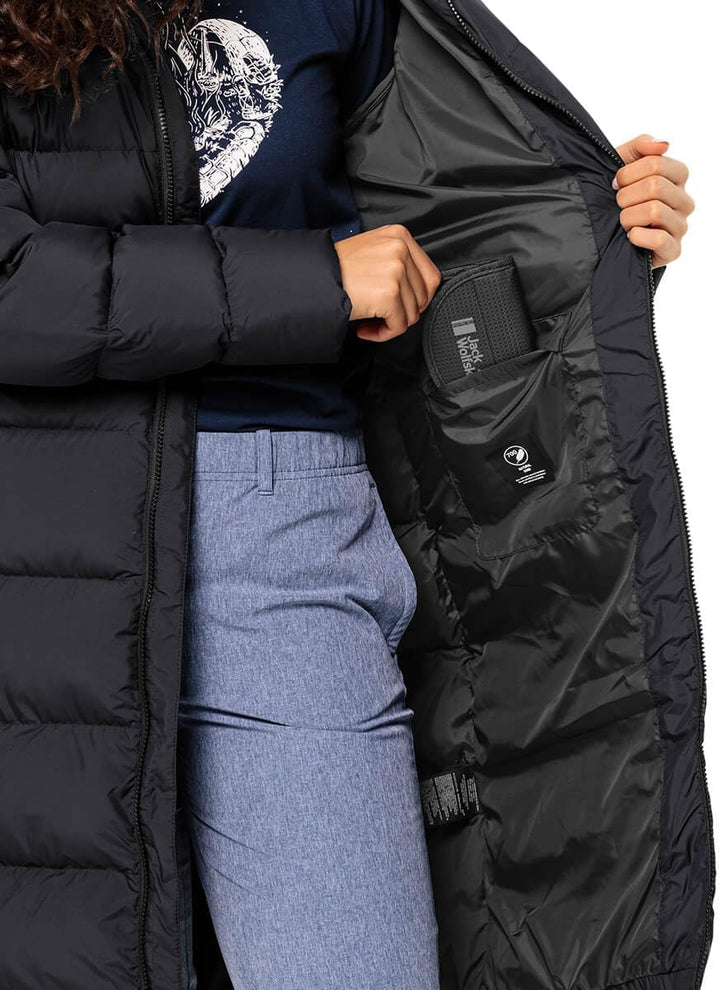 Jack Wolfskin Damen Frozen Palace Coat W Daunenparka XS Schwarz, XS Schwarz
