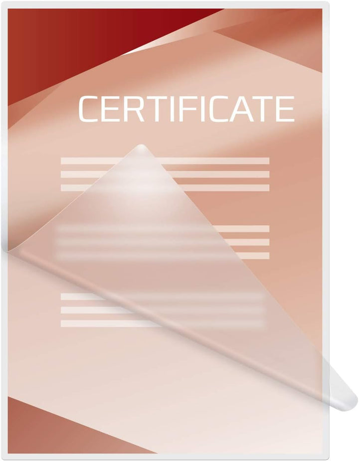 GBC Laminierfolien A4 175 mic, Robuste Laminiertaschen im 100er Pack, Glänzend, Transparent, Ideal f