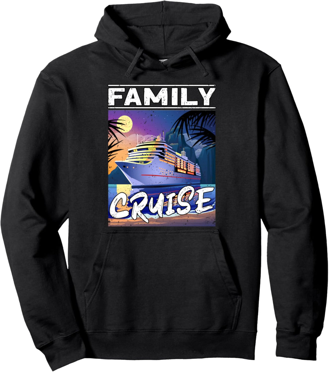 Familienurlaub Kreuzfahrt Europa oder Karabik Pullover Hoodie