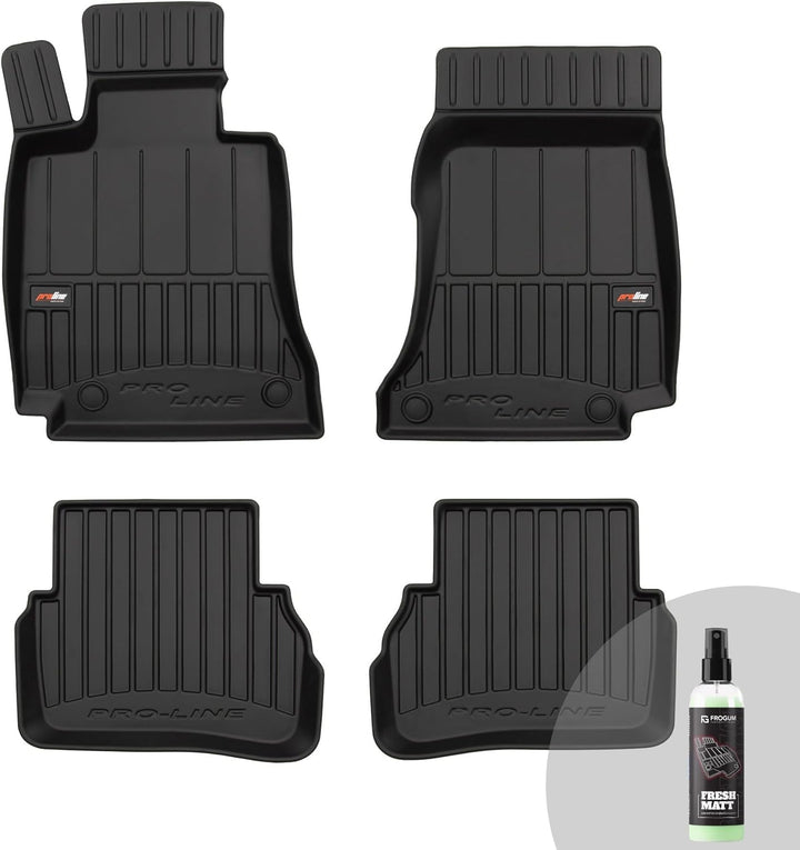 FROGUM ProLine 3D Gummimatten Exklusiven Auto Fussmatten Autofussmatten für Mercedes-Benz C-Klasse W