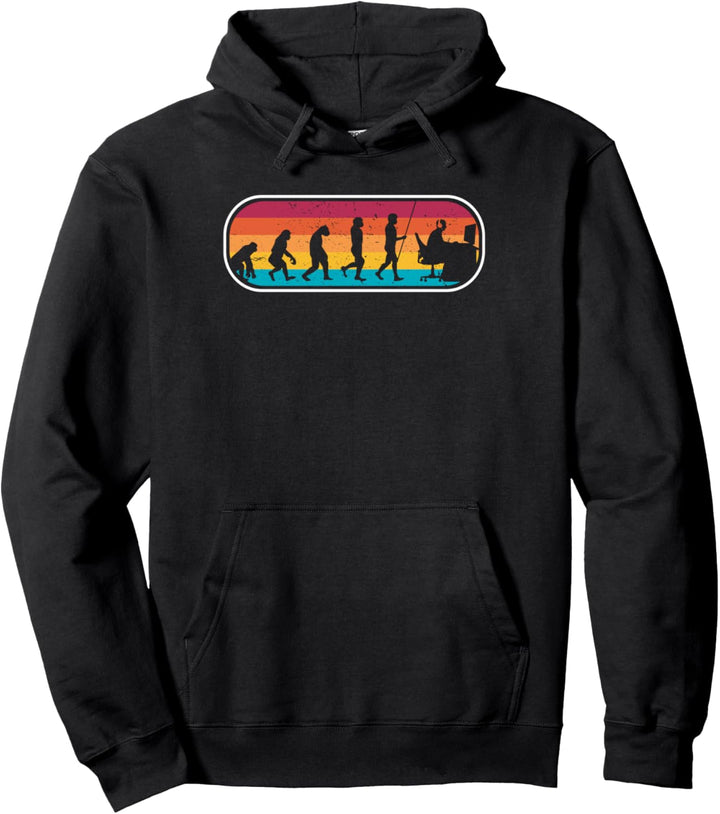 Evolution Gamer | Computer Freak Geek Nerd PC Game Pullover Hoodie