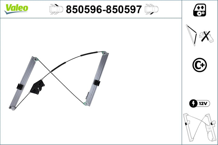 VALEO 850596 Fensterheber