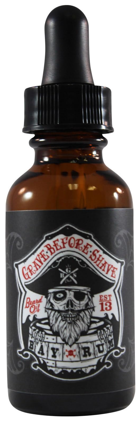 GRAVE BEFORE SHAVE - Bartöl / Bart Öl / Beard Oil - 1 fl oz / 30 ml (Bay Rum) Kokosnuss 30 ml (1er P