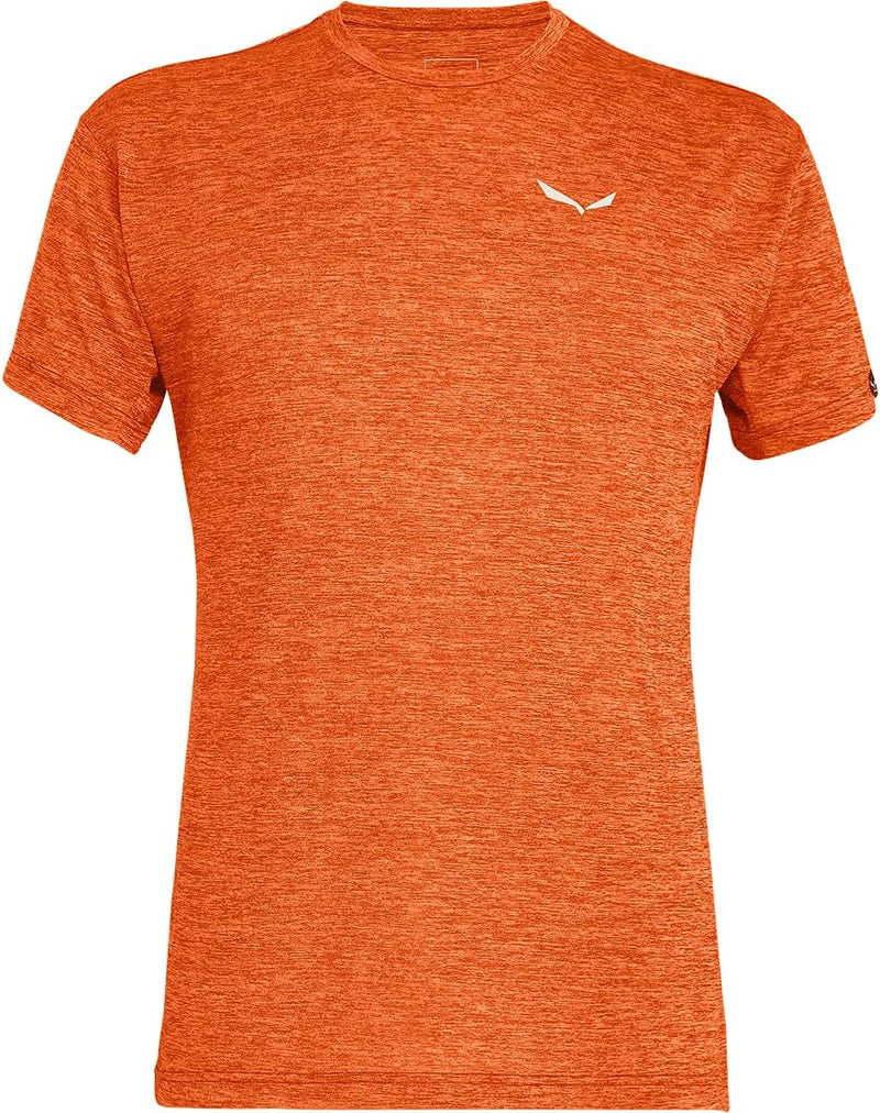 Salewa Herren Puez Melange Dry M S/S Tee Hemden & T-shirts XXL Red Orange Melange, XXL Red Orange Me