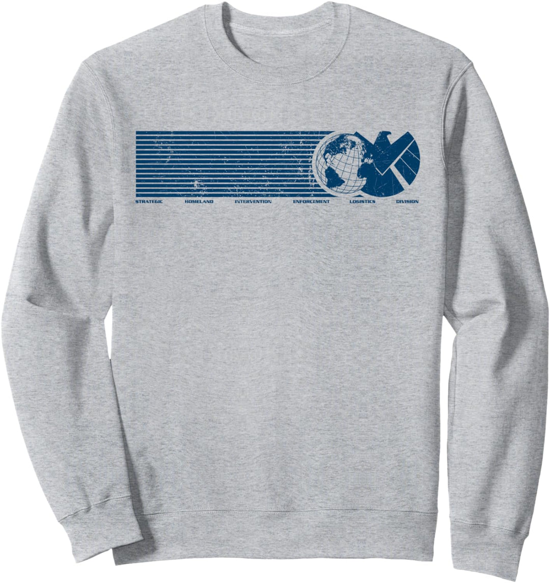 Marvel Agents of S.H.I.E.L.D. Eagle Globe Logo Sweatshirt
