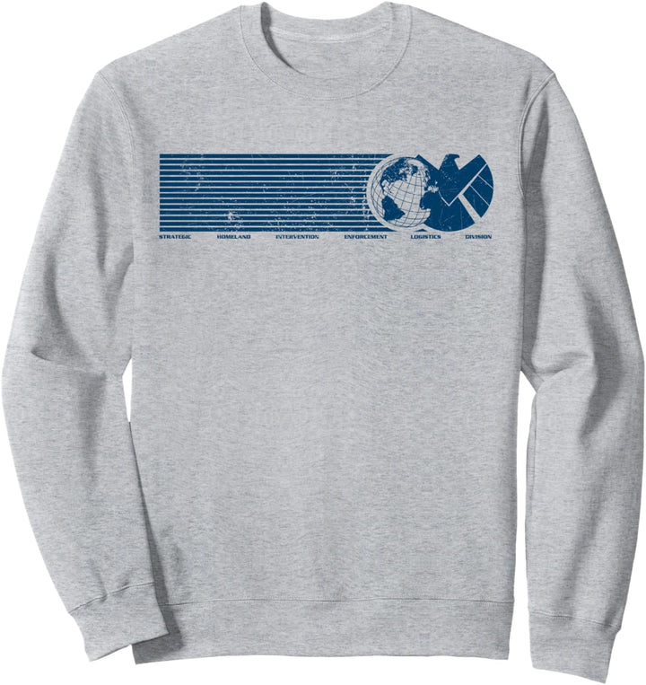 Marvel Agents of S.H.I.E.L.D. Eagle Globe Logo Sweatshirt