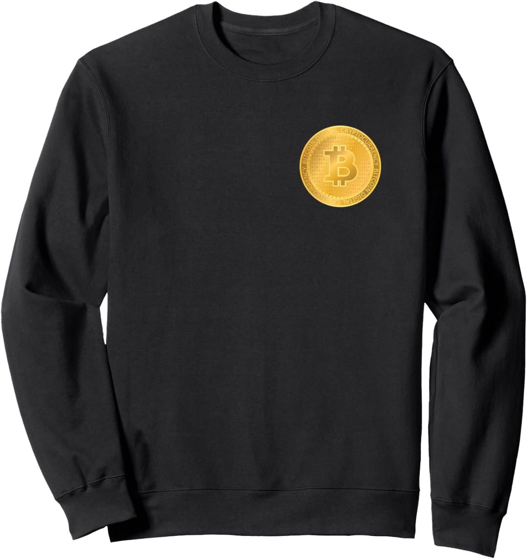 Bitcoin Münze für Kryptowährungshändler Sweatshirt