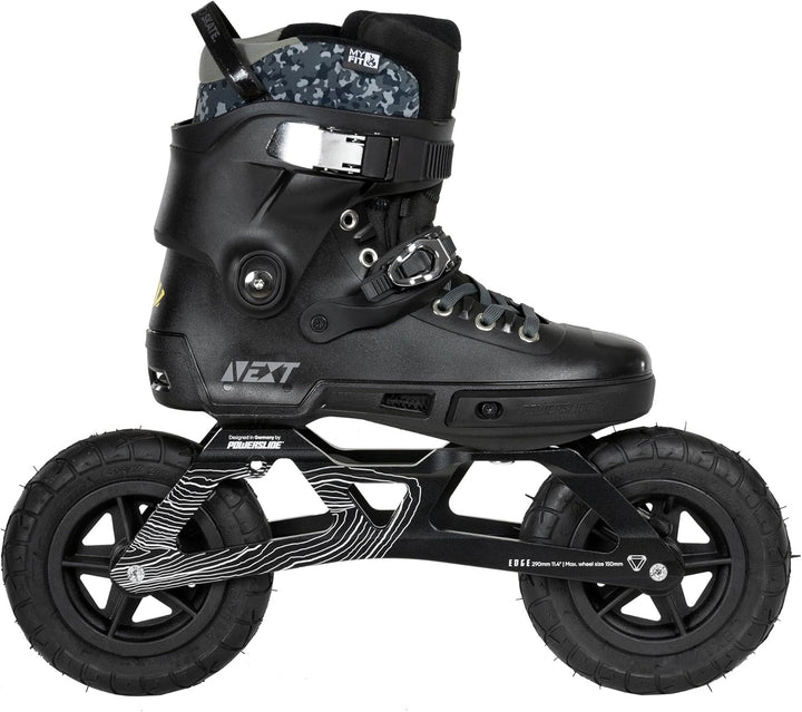 Powerslide SUV Inline Skate Next Edge 150, für Off-Road und Training, für Damen und Herren 46-47, 46