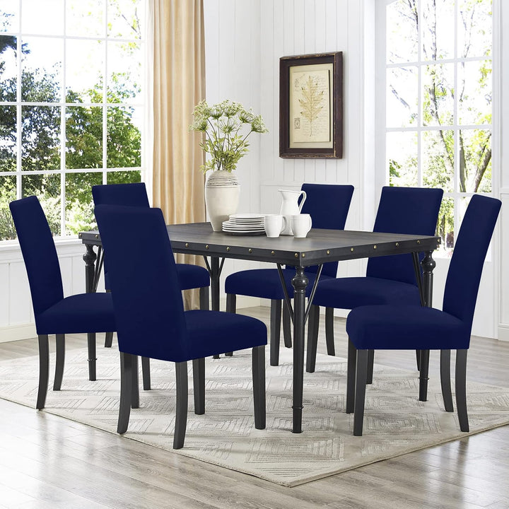 FIGOOO Stuhlhussen 6er Set Stretch Stuhlhussen für Esszimmerstühle Elastisch Moderne Universal Stuhl