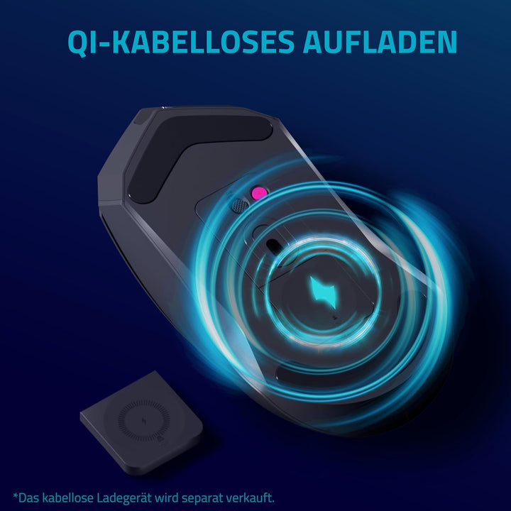 Rapoo VT2PRO kabellose 2,4 GHz High-Performance Gaming-Maus mit 26000 DPI optischem Sensor, 50 G Bes