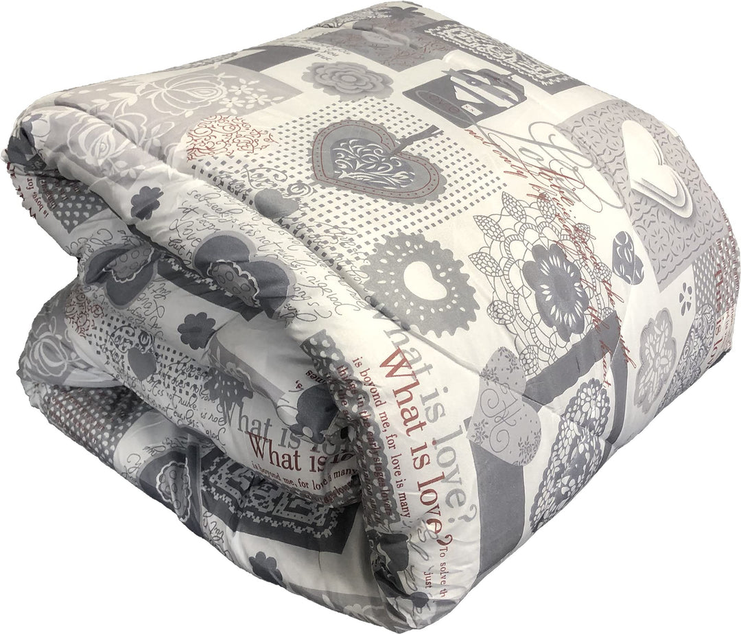 Art. Polar 2021 Steppdecke für den Winter, weiche Mikrofaser, gesteppt, 300 g, warme Thermodecke (Do
