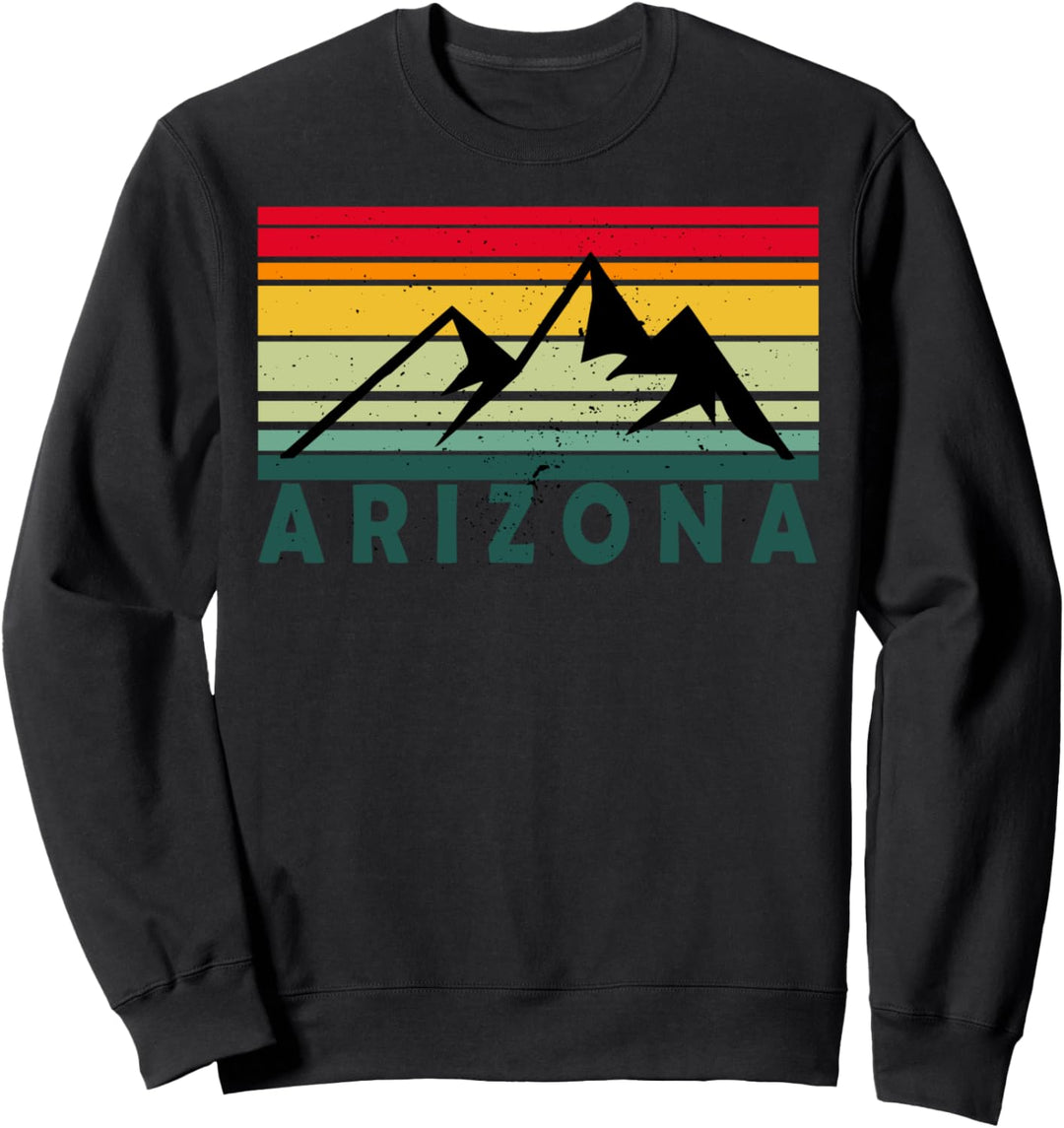 Retro Vintage Mountains Nature Hiking Arizona Sweatshirt