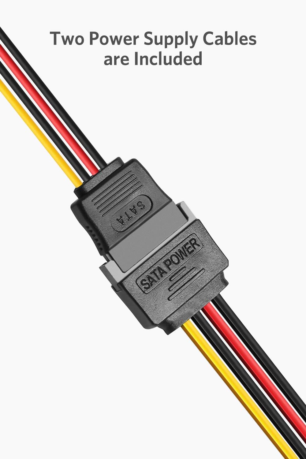 Inateck USB 3.0 pcie Karte mit 4 Anschlüsse, einen 15pin SATA-Stromanschluss mit Einer 4pin auf 2x15