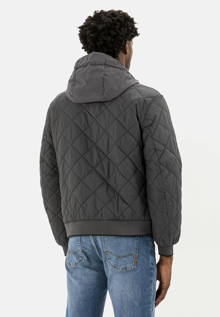 camel active Herren 430610/7U99 Jacke 52 Grau, 52 Grau