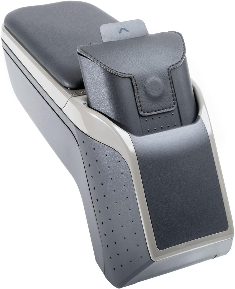 Rati Armster2 Mittelarmlehne kompatibel mit Citroen C3 AIRCROSS 2018- (Silver Edition & Pocket) SILV