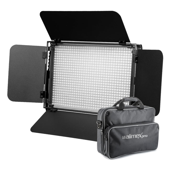 Walimex pro Niova 900 Plus Daylight – LED Videoleuchte Dauerlicht Flächenleuchte, 54 Watt, 900 LED,