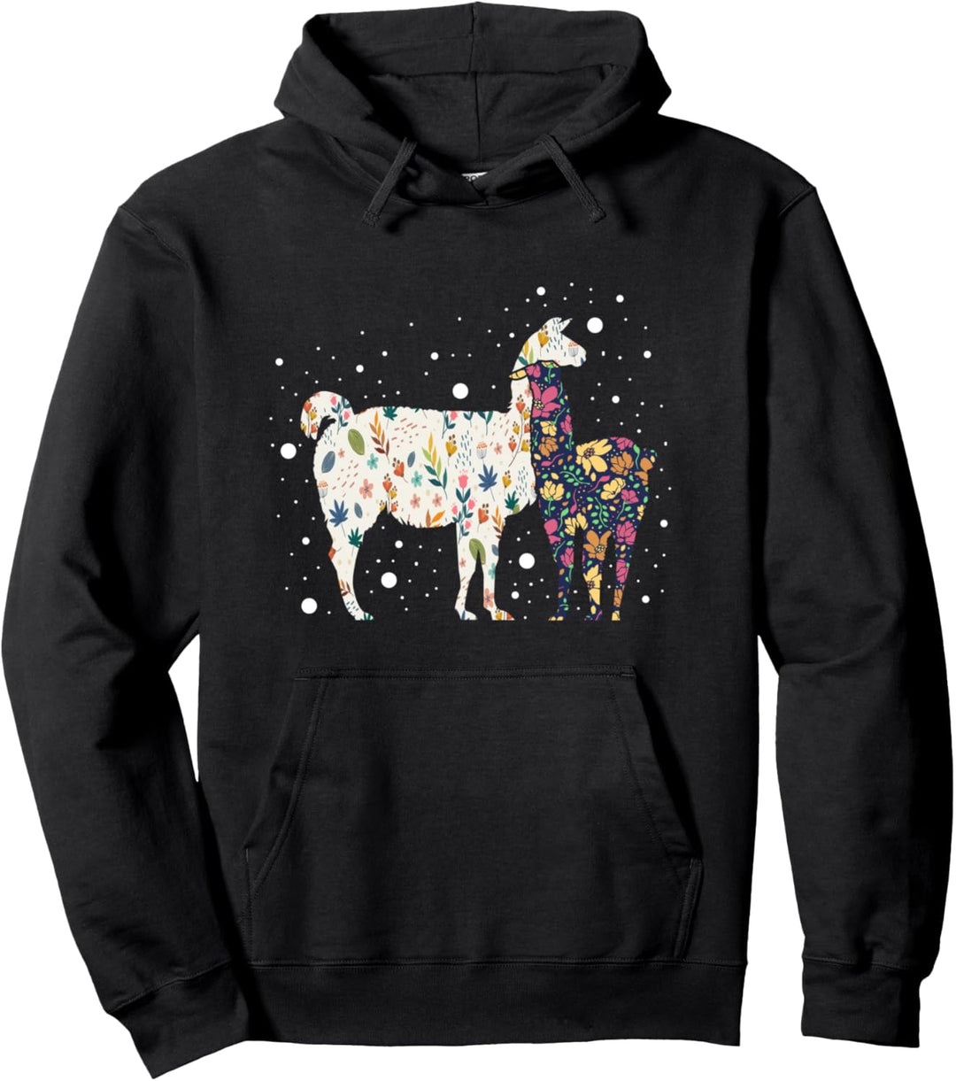 Vintage Lama Pullover Hoodie