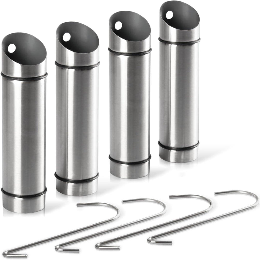 Stimo 4er SET Luftbefeuchter Heizung Wasserverdunster für Heizkörper Edelstahl (Edelstahl, 4x) Edels