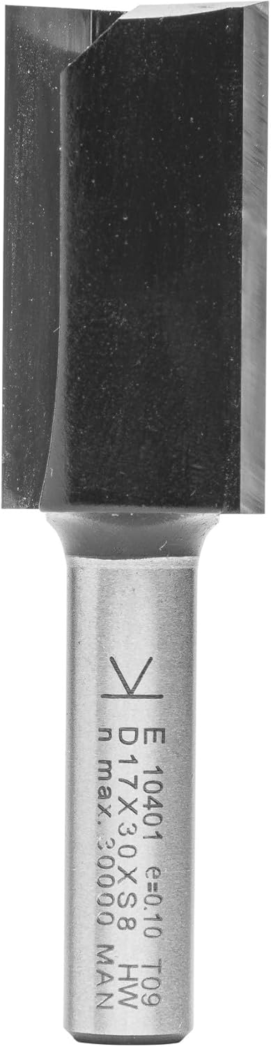 ENT 10401 Nutfräser HW, Schaft (S) 8 mm, Durchmesser (D) 17 mm, NL 30 mm, SL 32 mm, GL 62 mm D=17 /