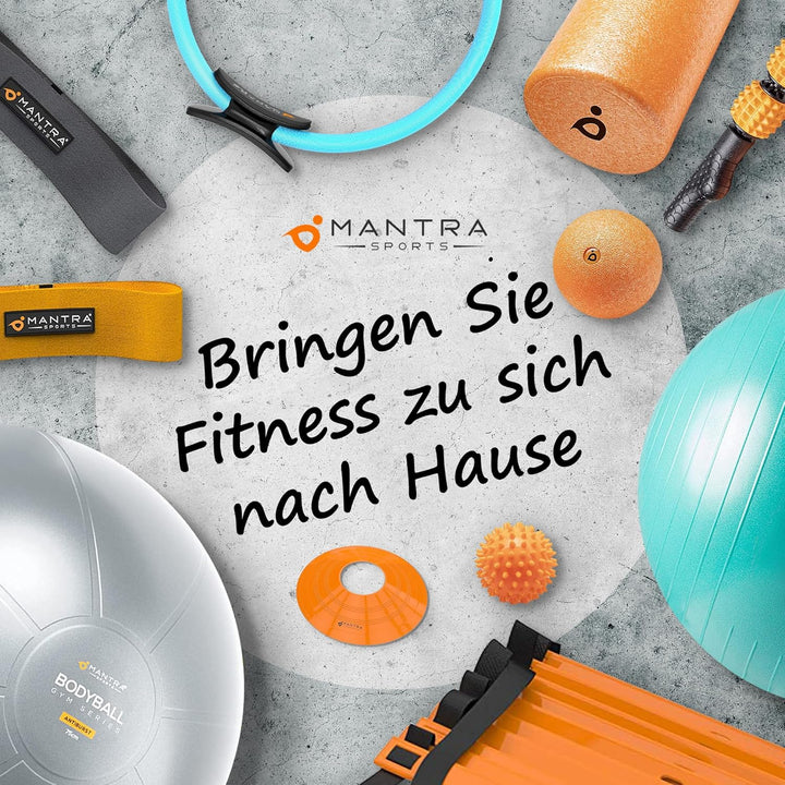 MANTRA SPORTS Pilates Ring Circle Beckenboden Trainer Damen, Magic Fitness Ring Oberschenkeltrainer