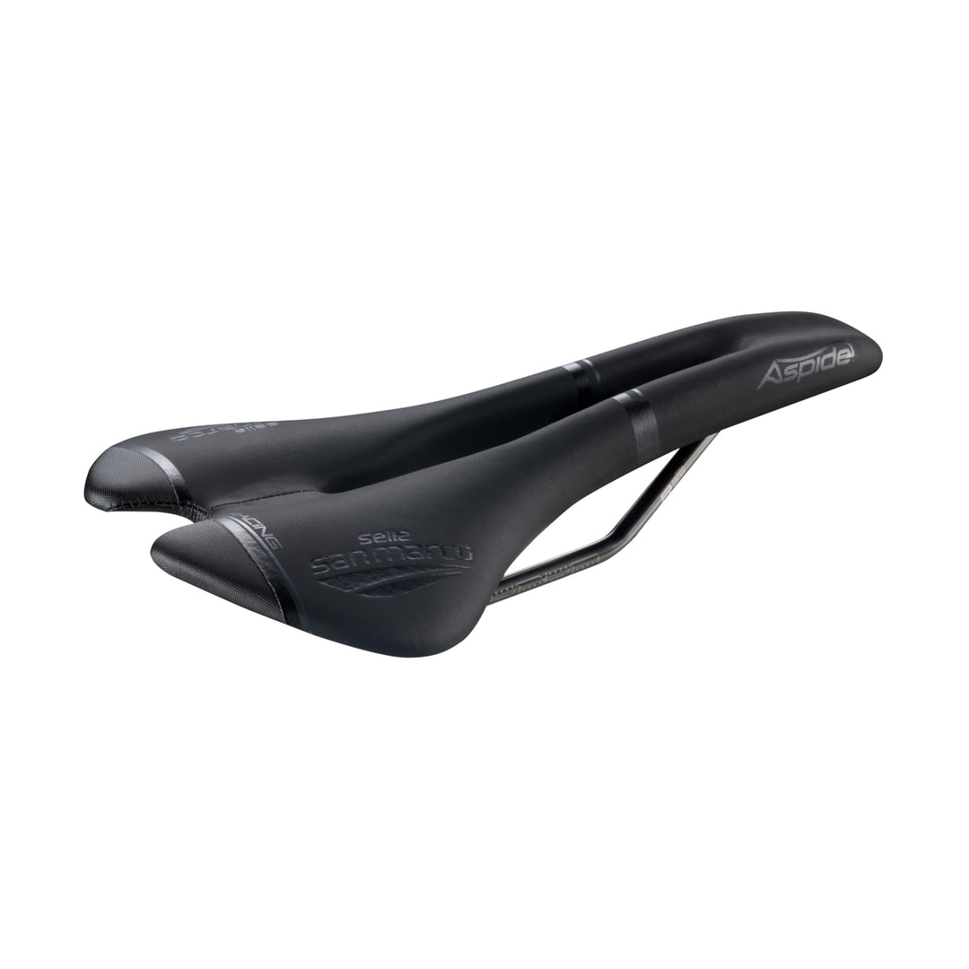 Selle San Marco Unisex – Erwachsene Aspide Racing Sattel L Black/Black, L Black/Black
