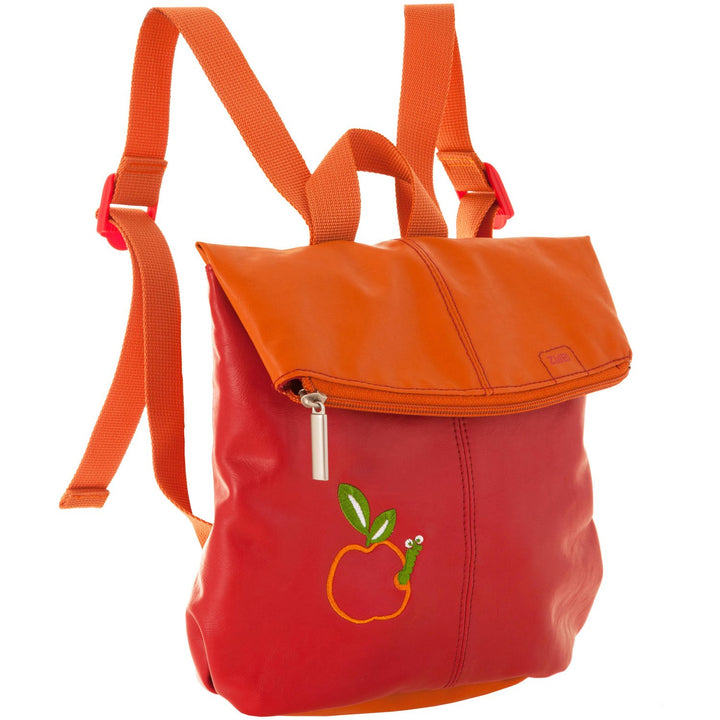 zwei Kids KR7 Kinder-Rucksack 24 cm, red/orange Rot, Rot