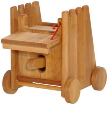 Erst-Holz 931 1101 Belagerungsturm für Drewart Ritterburg Burg nachhaltiges Holzspielzeug ...