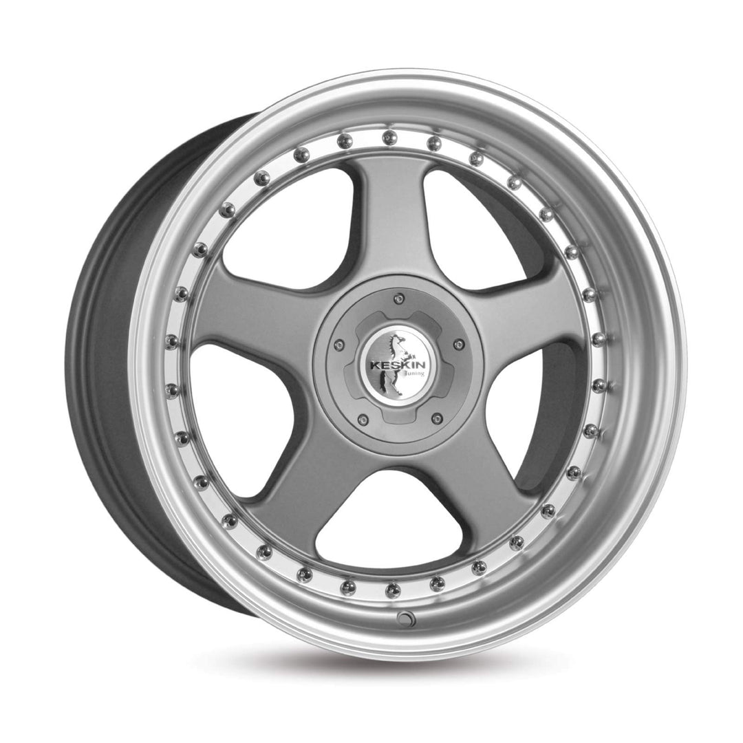 Keskin Tuning 5/112+120 ET35 72,6 TITAN GREY LIP POLISH