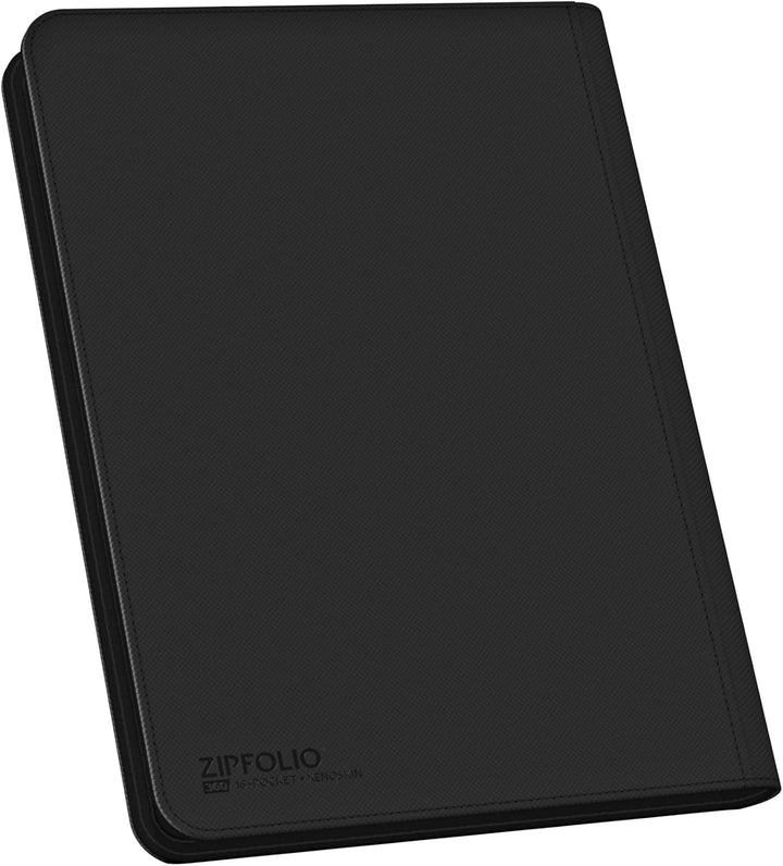 Ultimate Guard Zipfolio 360-18-Pocket XenoSkin Schwarz, Schwarz