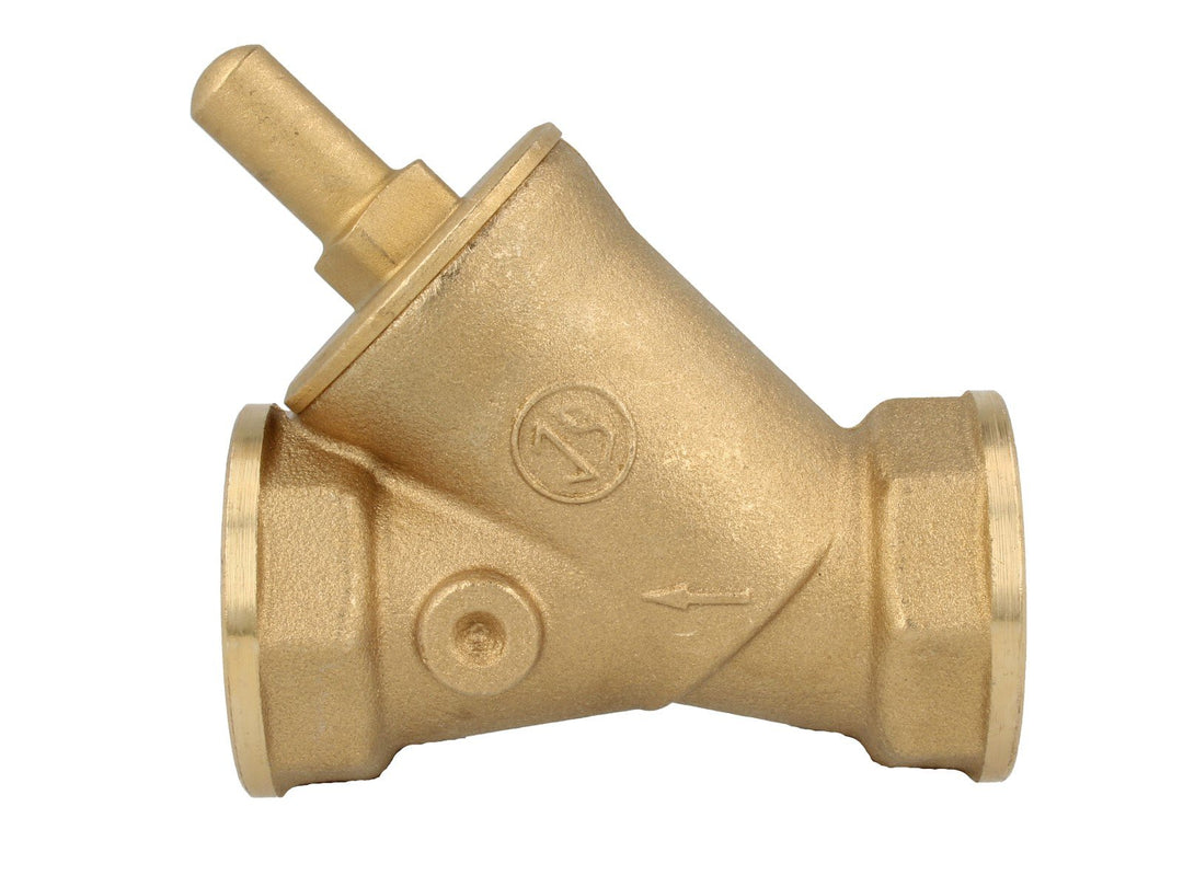 JS Rückschlagventil - Schrägsitz - messing 1 1/2 Zoll, 1 1/2 Zoll