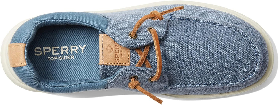Sperry Top-Sider Herren Captain's Moc Sneaker 39.5 EU Weit Blauer Hanf, 39.5 EU Weit Blauer Hanf