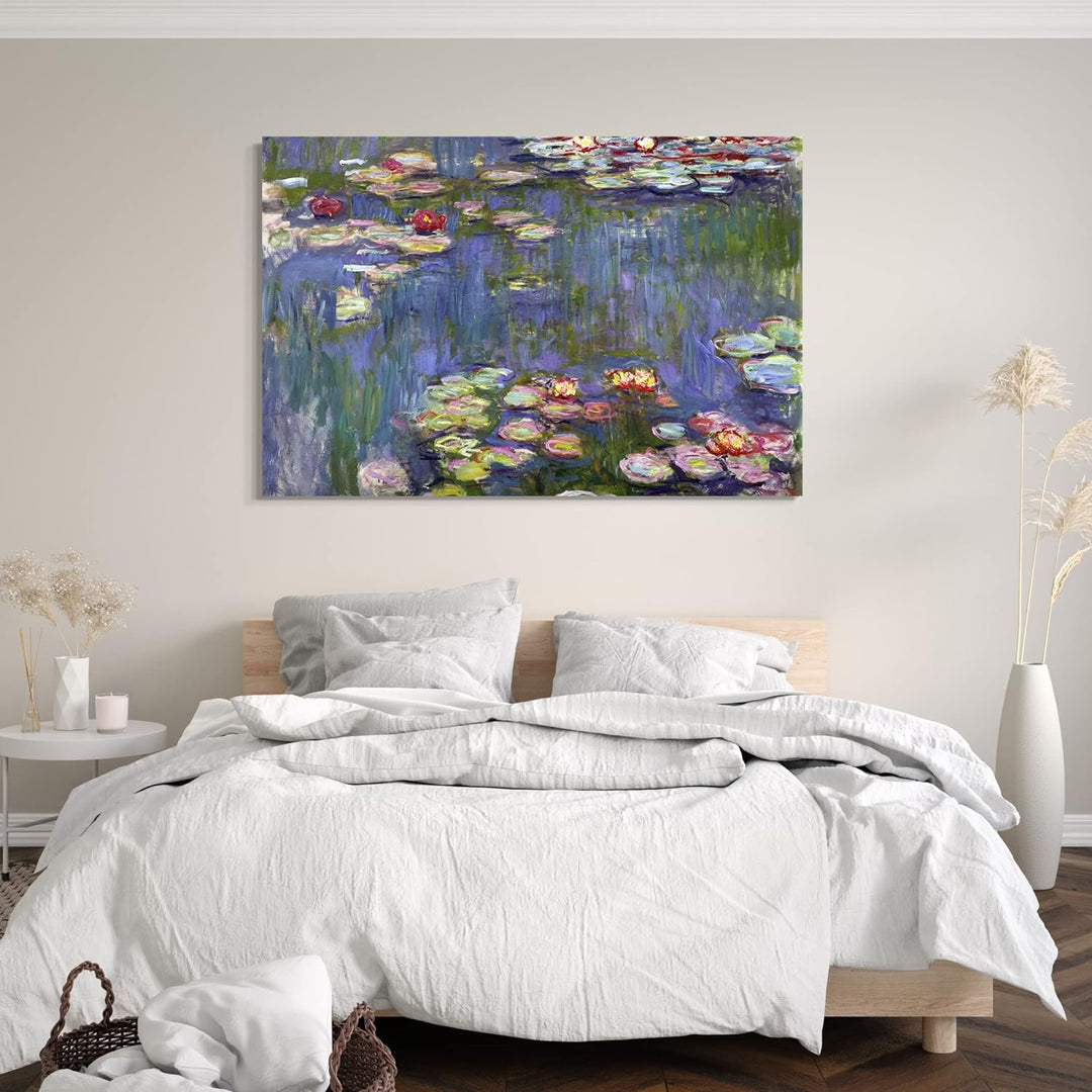Printed Paintings Leinwand (120x80cm): Claude Monet - Seerosen 120x80 cm, 120x80 cm