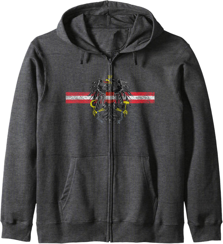 AUSTRIA FEDERAL EAGLE COAT OF ARMS BUNDESADLER VIENNA Kapuzenjacke