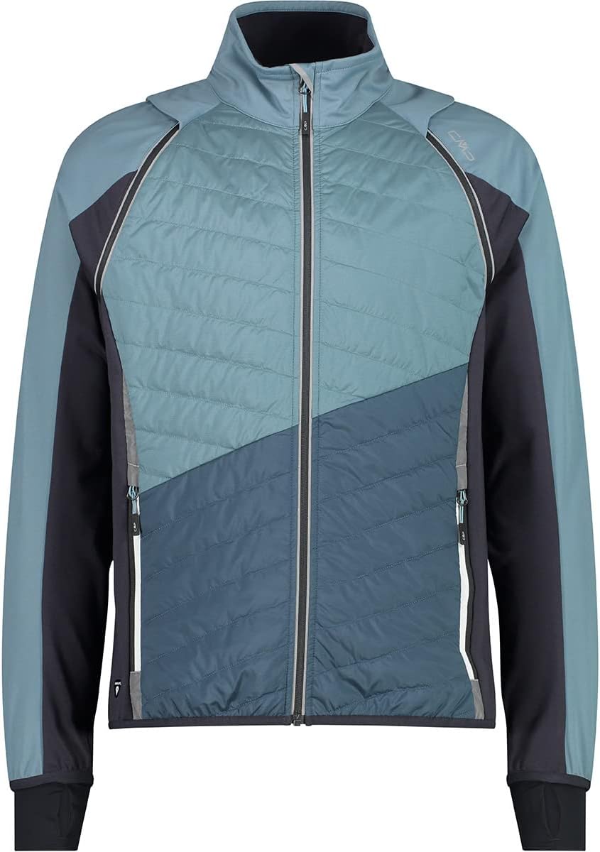 CMP Herren Leichte Herren-softshelljacke mit Abnehmbaren Ärmeln Leichte Softshelljacke 46 E772 HYDRO
