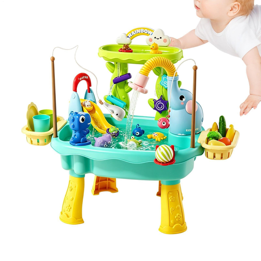 Generisch Kinder Wassertisch Elefanten-Design Sensorik-Waschbeckenspielzeug | Spielspüle Mit Fliesse