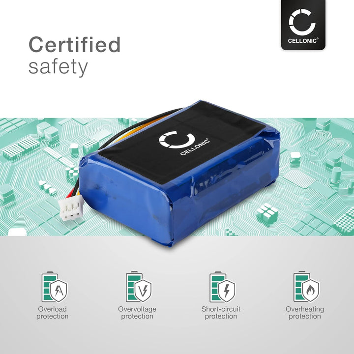 CELLONIC, Lautsprecherakku kompatibel mit Philips Fidelio E5, Fidelio E6, Fidelio B5 (2500mAh, 7.4V)