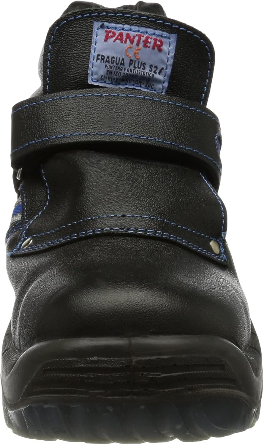 Panter 414101700 – Schmiede Klettverschluss Plus S2 Schwarz PU/TPU, Schwarz, 36 36 EU, 36 EU