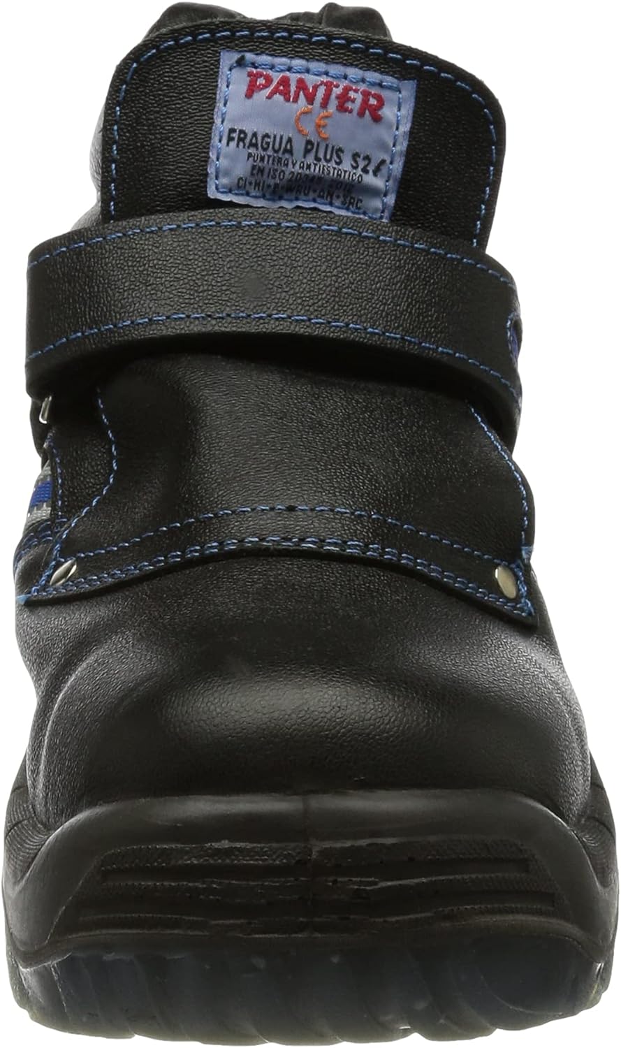 Panter 414101700 – Schmiede Klettverschluss Plus S2 Schwarz PU/TPU, Schwarz, 36 36 EU, 36 EU