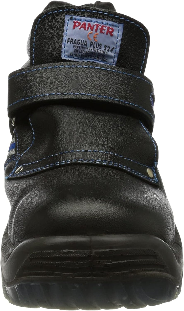 Panter 414101700 – Schmiede Klettverschluss Plus S2 Schwarz PU/TPU, Schwarz, 36 36 EU, 36 EU