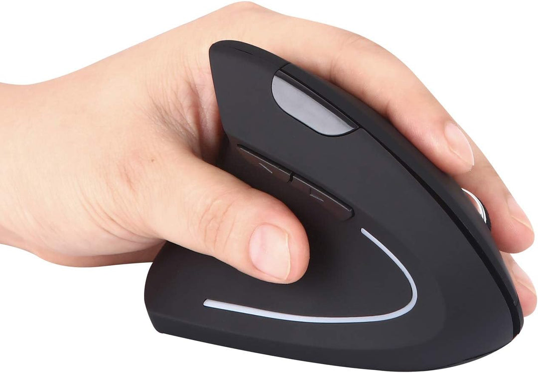 2,4 GHz Kabellose Vertikale Ergonomische Maus und Tastatur Combo Ultradünne tragbare Grösse für PC D