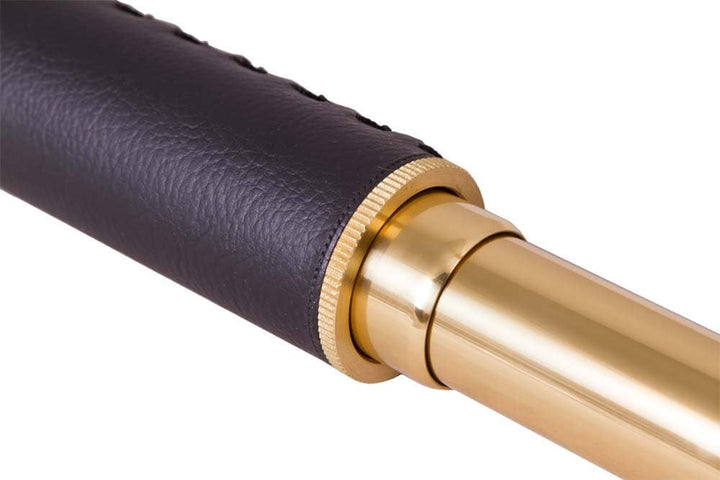 Levenhuk Spyglass SG2 Antique Spektiv mit Holzkoffer, Bietet Scharfe, Helle Bilder von Entfernten Ob