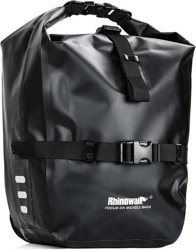 Rhinowalk 20L Fahrradtasche Wasserdicht Gepäckträgertasche Fahrrad Gepäckträger Seitentaschen Rollto