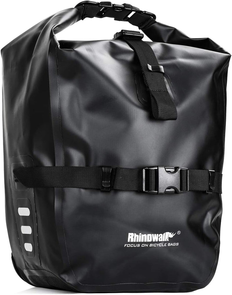 Rhinowalk 20L Fahrradtasche Wasserdicht Gepäckträgertasche Fahrrad Gepäckträger Seitentaschen Rollto