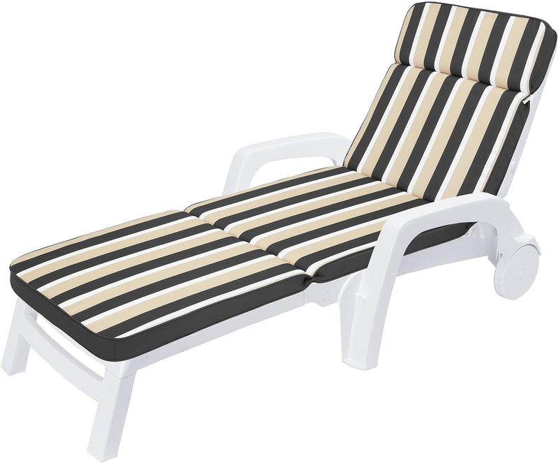 HOBBYGARDEN Kissen für Liegestuhl, Auflagen für Strandkörbe, Polsterauflage für Sonnenliege, Produkt
