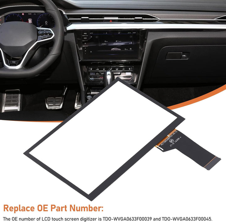 Auto Touchscreen Glas, Auto LCD Touchscreen Digitizer TDO‑WVGA0633F00039 CD DVD Touchscreen Digitize