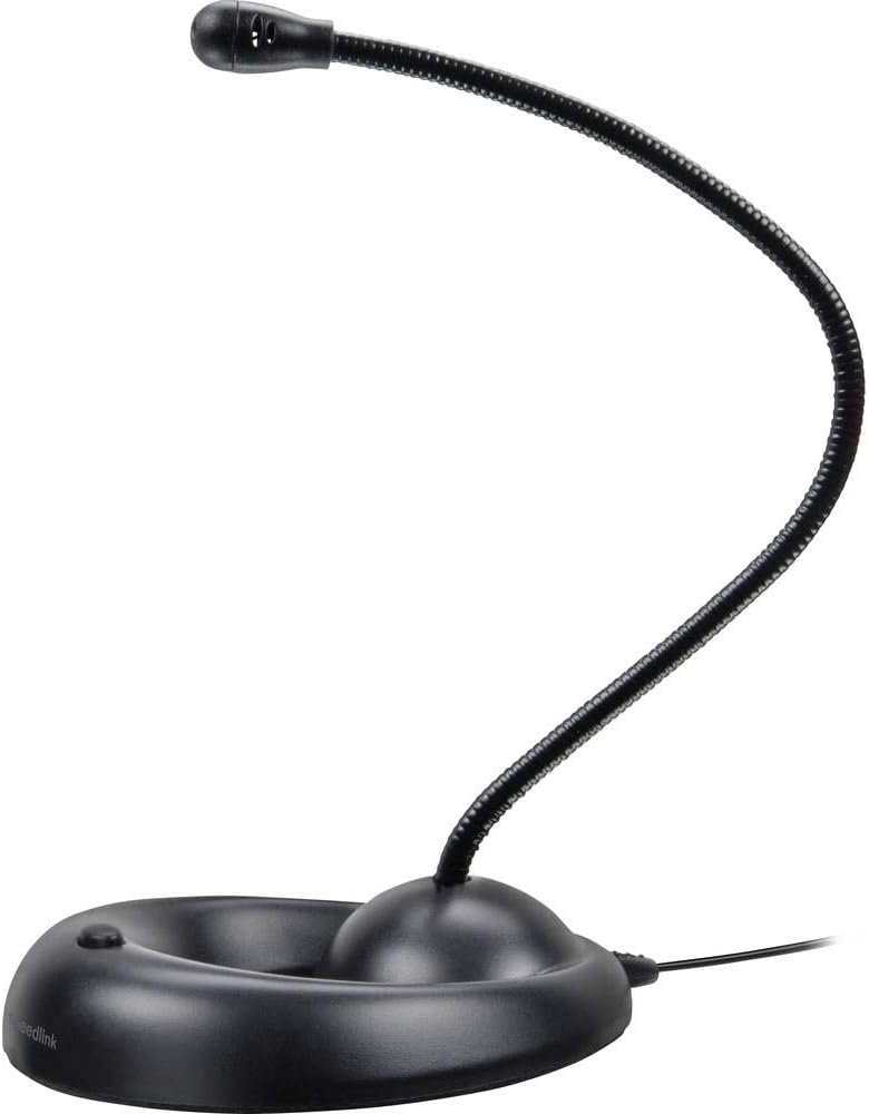 Speedlink LUCENT Flexible Desktop Microphone - Mikrofon für Büro/Home, glasklare Stimmübertragung, s