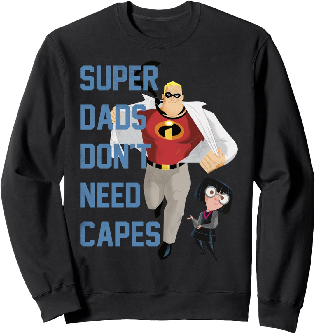 Disney Pixar Incredibles Mr. Incredible Super Dad Text Sweatshirt