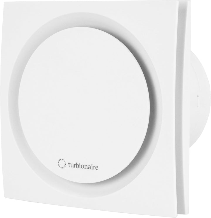 Turbionaire RING 100 SW Badlüfter Fan, Doppelte Ansaugung und Vorderseite, 100 mm, Weiss, Nichtrückk
